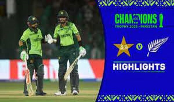 Highlight Champion Trophy 2025: Pak Vs Nz - Latest