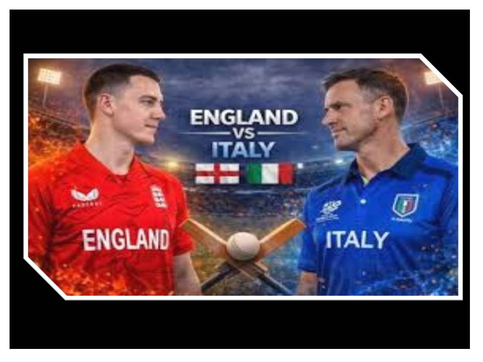 ICC Men's T20 World Cup 2026, "ENG Vs Italy Warm Up Match 29